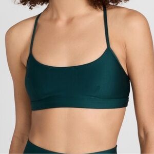 ALO Yoga Midnight Green Airlift Intrigue Bra
